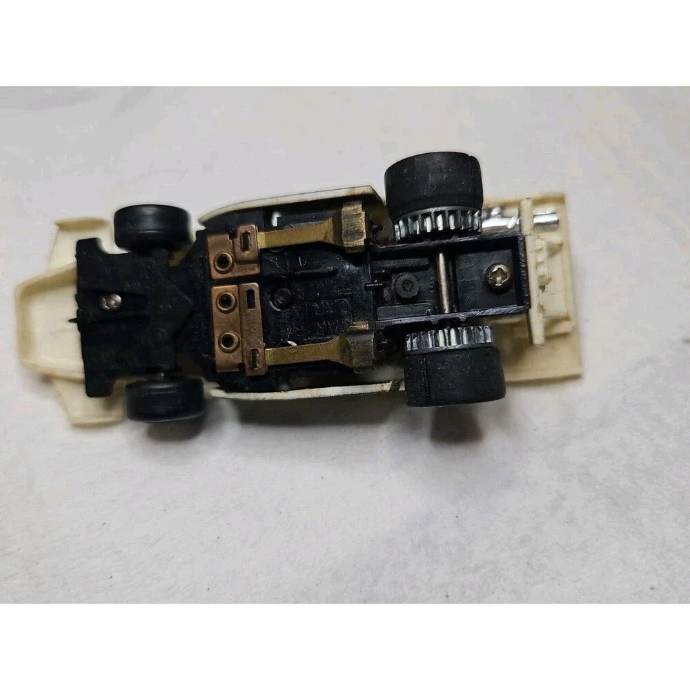 1977 TCR Ideal #8 White Slot Car Vintage